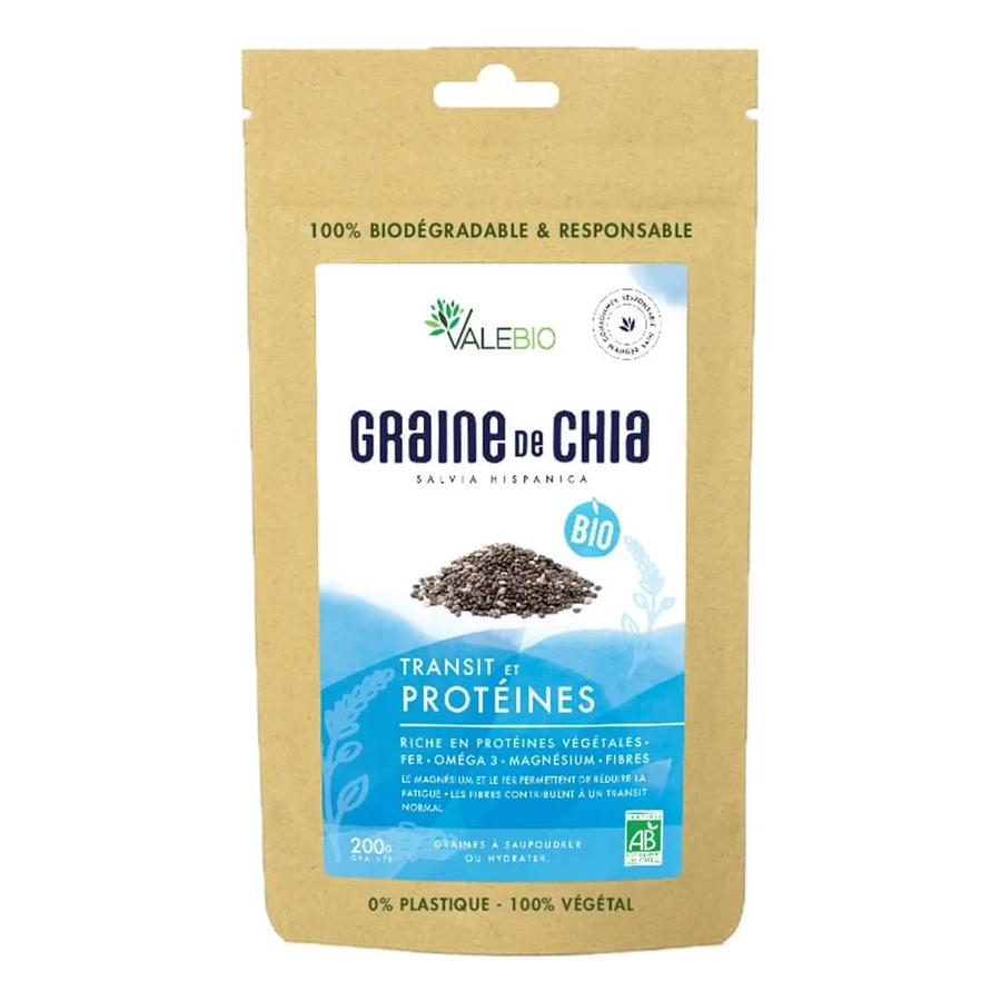 Valebio Organic Chia Seeds Super Food 200g