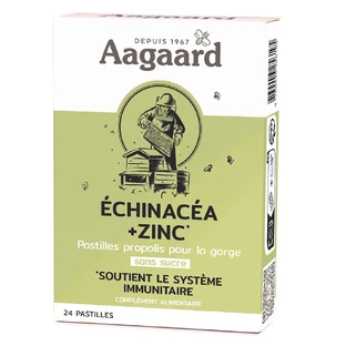 Aagaard Echinacea + Zink Zuckerfreie Propolis Tablette 24 Tabletten