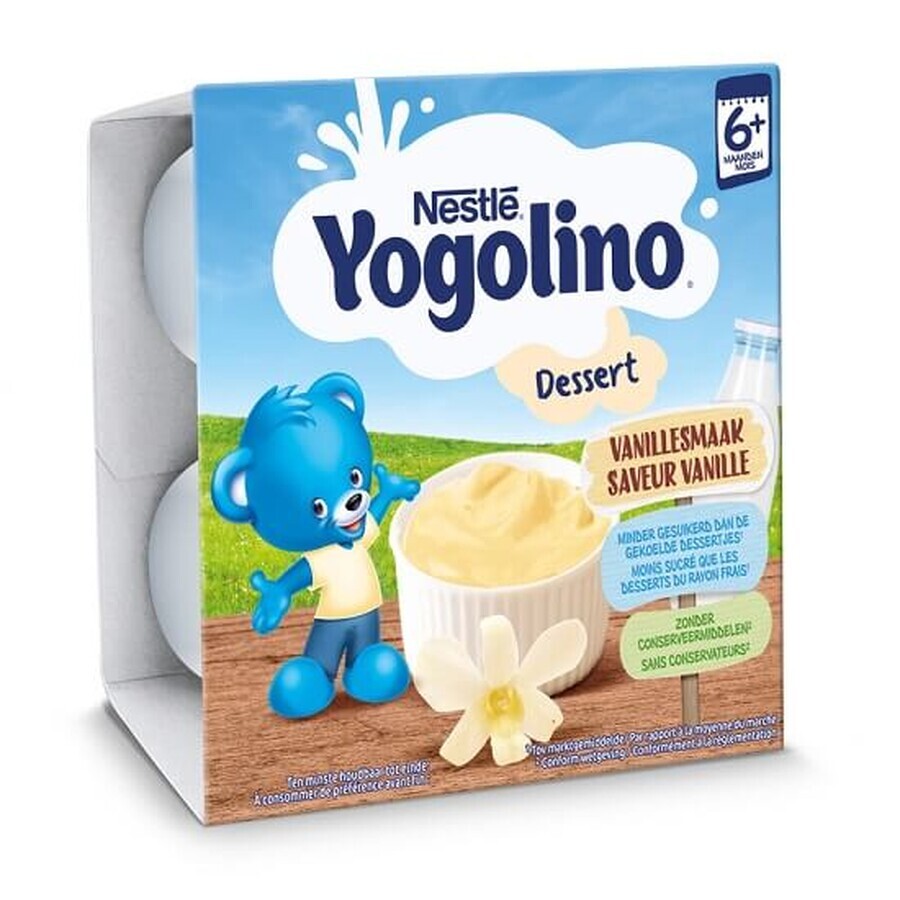 Yogolino Vanille-Dessert, 6-36 Monate, 4x 100g, Nestle