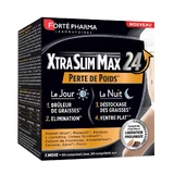 Forté Pharma XtraSlim Max Fat Burner 24h 4 Afslankacties Dag en Nacht 60 kauwtabletten