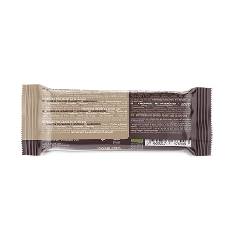 Iswari Energiereep Boeddha, Johannesbrood en Hazelnoot Bio 35g