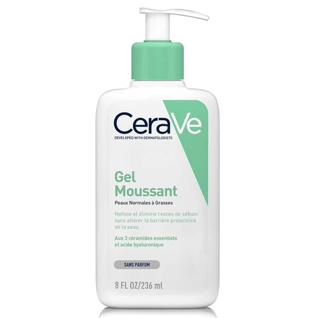 Cerave Facial Cleanser Foaming Gel for Normal to Oily Skin 236ml