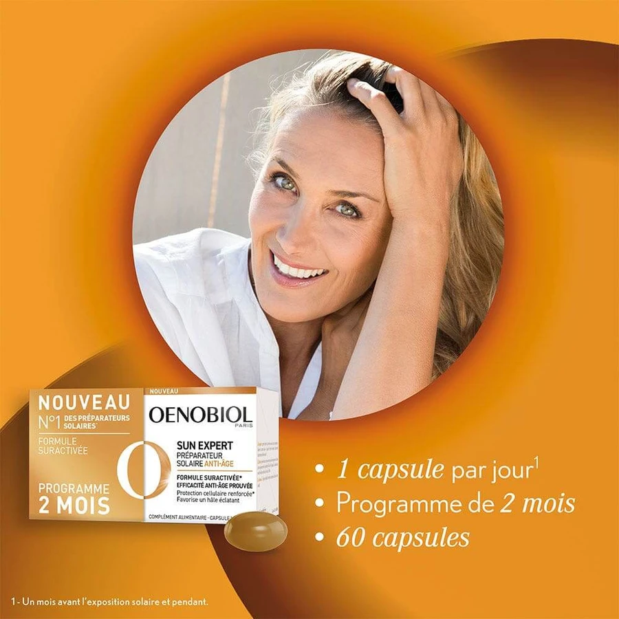 Oenobiol Sun Expert Anti-Aging Solar Heat Pump 2x30 Capsules