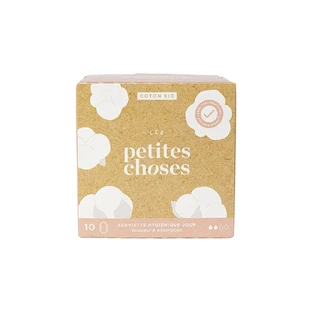 Les Petites Choses Bio-Baumwollpads für den Tag 10er-Pack