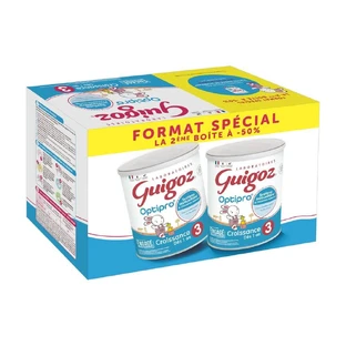Guigoz Optipro Growth Formula Powder 3 Specjalny rozmiar od 1 roku 2x780g