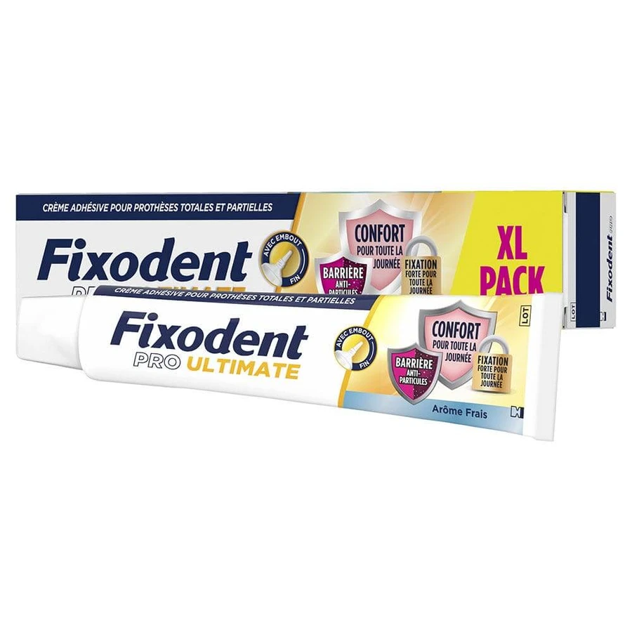 Fixodent Pro Ultimate Crema adesiva per protesi totali e parziali Freschezza 57ml