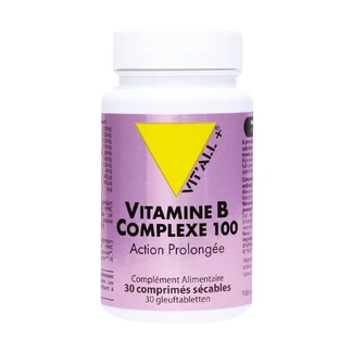 Vit'All+ Vitamine B-complex verlengde werking 30 tabletten