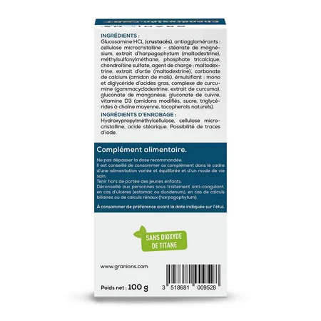 Granions Chondrosteo Fort Articulations 2x120 Comprimes