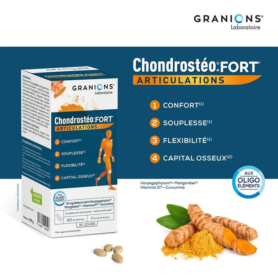 Granions Chondrosteo Fort Articulations 2x120 Comprimes