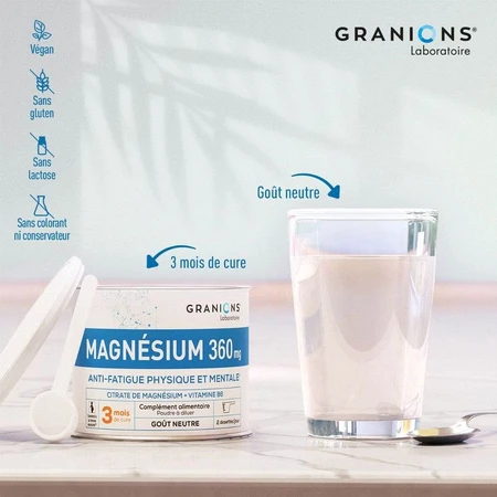 Granions Magnesiu oboseală fizică și mentală 360 mg