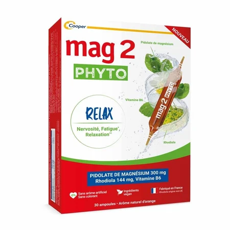 Mag 2 Phyto Relax Nervosität Müdigkeit Entspannung 30 Ampullen