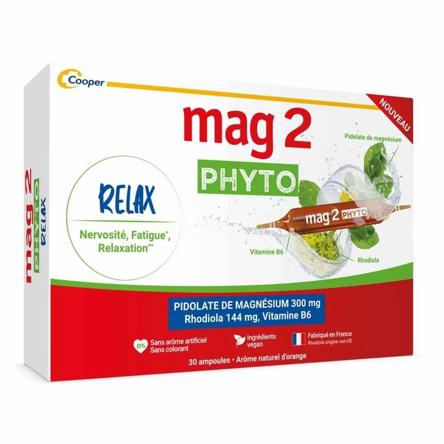 Mag 2 Phyto Relax Nervosität Müdigkeit Entspannung 30 Ampullen