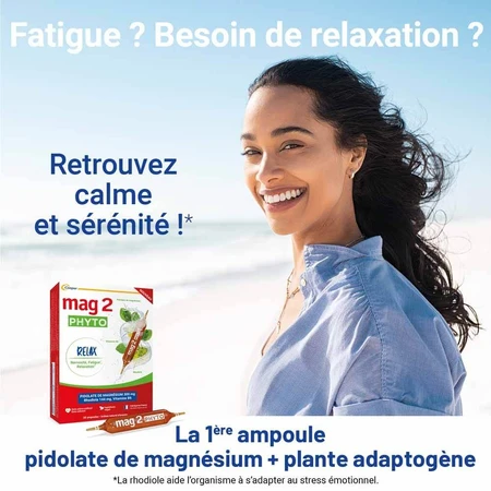 Mag 2 Phyto Relax Nervosität Müdigkeit Entspannung 30 Ampullen