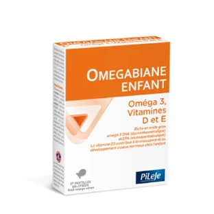 Pileje Omegabiane OmegaBiane Child Omega3, Vitamin D and E 27 Gelled Tablets