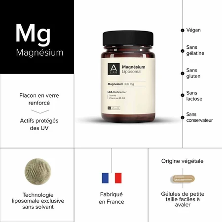 A-LAB Magnesium liposomal 300 mg Stress Müdigkeit Schlafstörungen 63 Kapseln