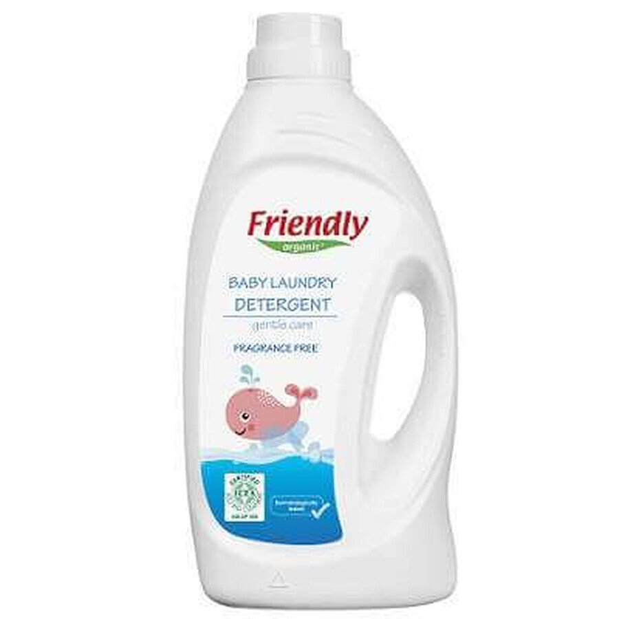 Detergent de rufe, fără parfum, 1900ml, Friendly Organic