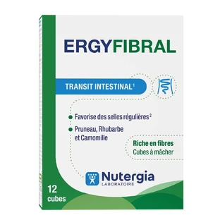 Nutergia Ergyfibral x12 cubitos masticables