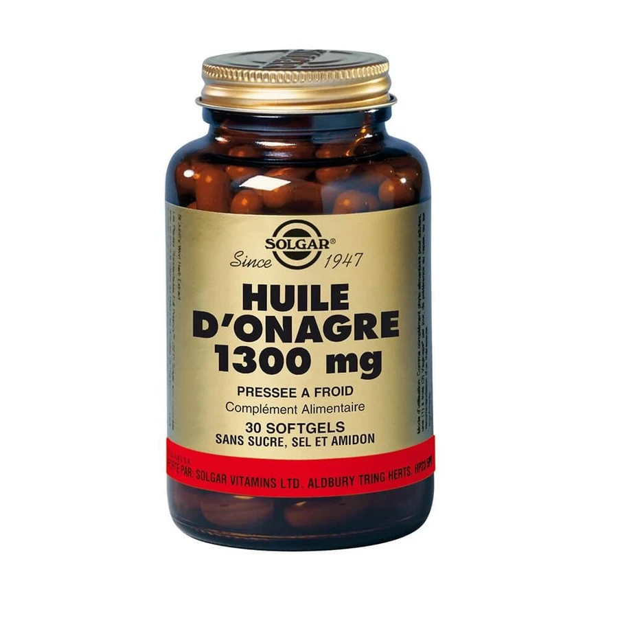 Solgar teunisbloemolie 30 softgels Equilibre Féminin 1300 mg