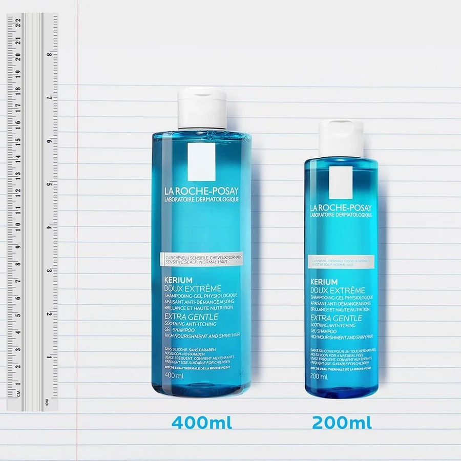 La Roche-Posay Kerium Șampon-Gel calmant delicat 400ml