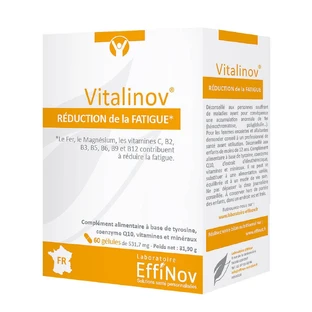 Effinov Nutrition Vitalinov Vermindering van vermoeidheid 60 capsules