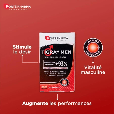 Forté Pharma Tigra+ Men Männliche Vitalität 28 Tabletten
