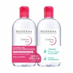 Bioderma Crealine Micellar Cleansing Water H2O Duftstofffrei 2x500ml