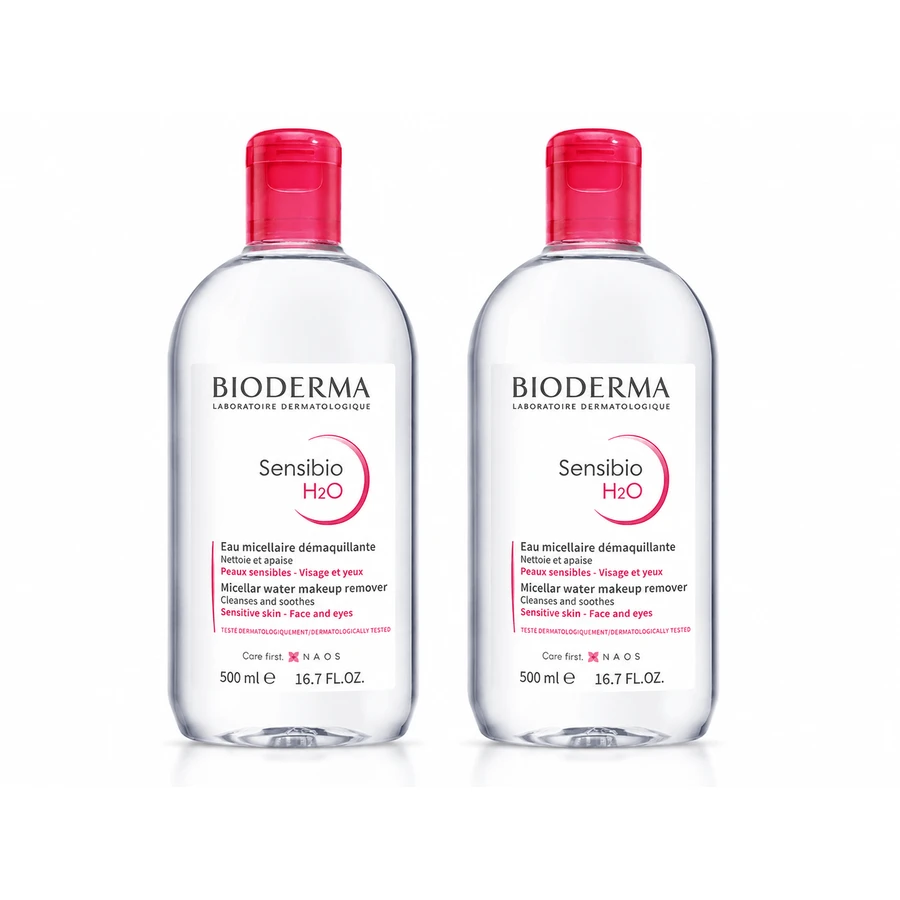 Bioderma Sensibio H2O Mizellenwasser-Set, 2x500 ml