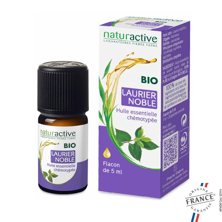 Naturactive Biologische edele laurier etherische olie 5 ml