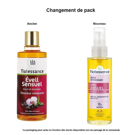 Natessance Sensueel ontwaken zoetheid en ontspanning massageolie 100ml