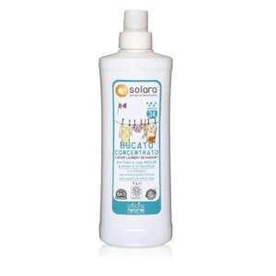 Detergent lichid de rufe super concentrat, 1L, Solara