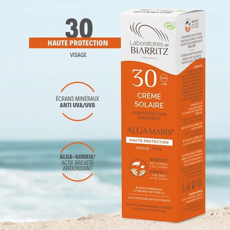 Laboratoires De Biarritz Sun Products Sun Protection Face SPF30 Bio 50ml
