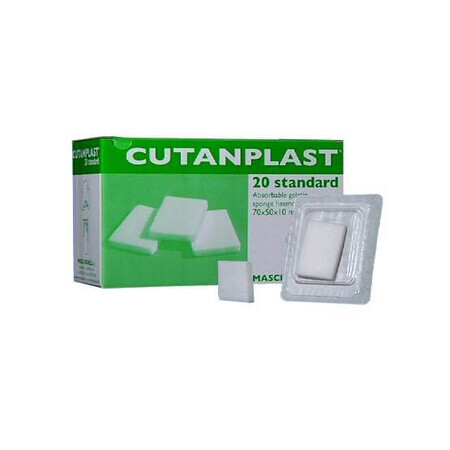 Burete hemostatic 70x50x10mm Cutanplast, 1 bucata,