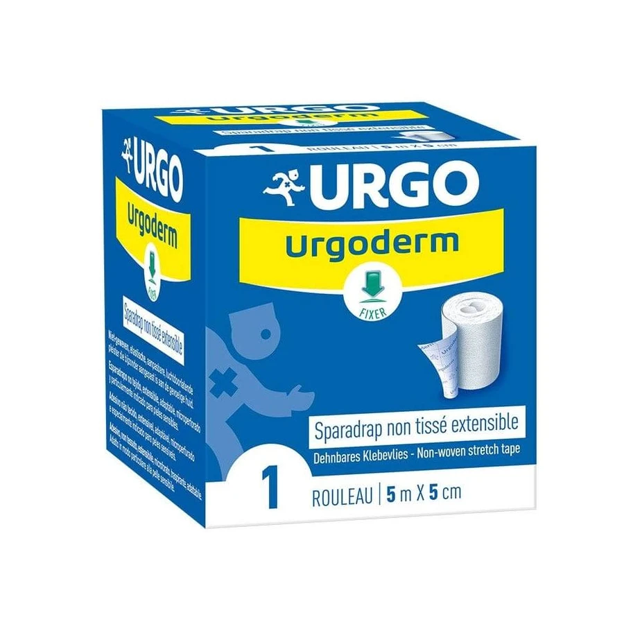 Urgo Włóknina Elastyczny Plaster 5m x 5cm Urgoderm x1 rolka: ceny i cechy