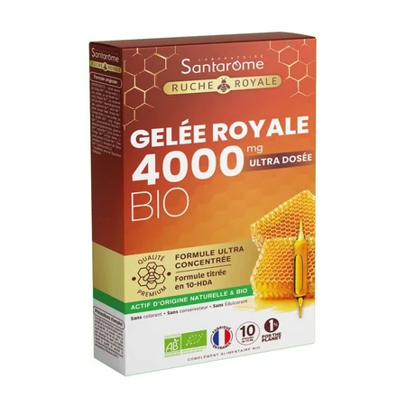 Santarome Pappa reale bio 4000 MG 10 Ampolle