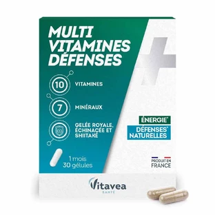 Vitavea Santé Multivitamine Natürliche Abwehrkräfte 30 Kapseln
