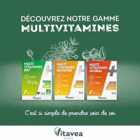 Vitavea Santé Multivitamine Natürliche Abwehrkräfte 30 Kapseln