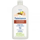 Natessance Argan Organische Voedende Shampoo met Plantaardige Keratine 500ml