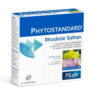 Pileje Phytostandard Rhodiola y Azafrán 30 Comprimidos