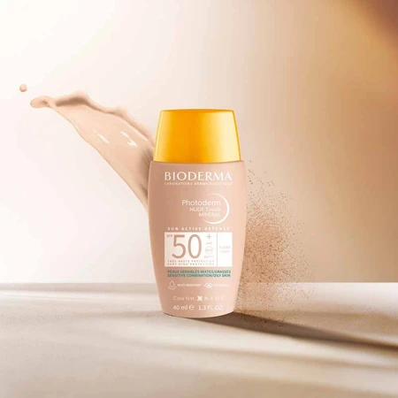 Bioderma Photoderm Mineral SPF50+ nuanțat piele goală NUDE Touch 40ml
