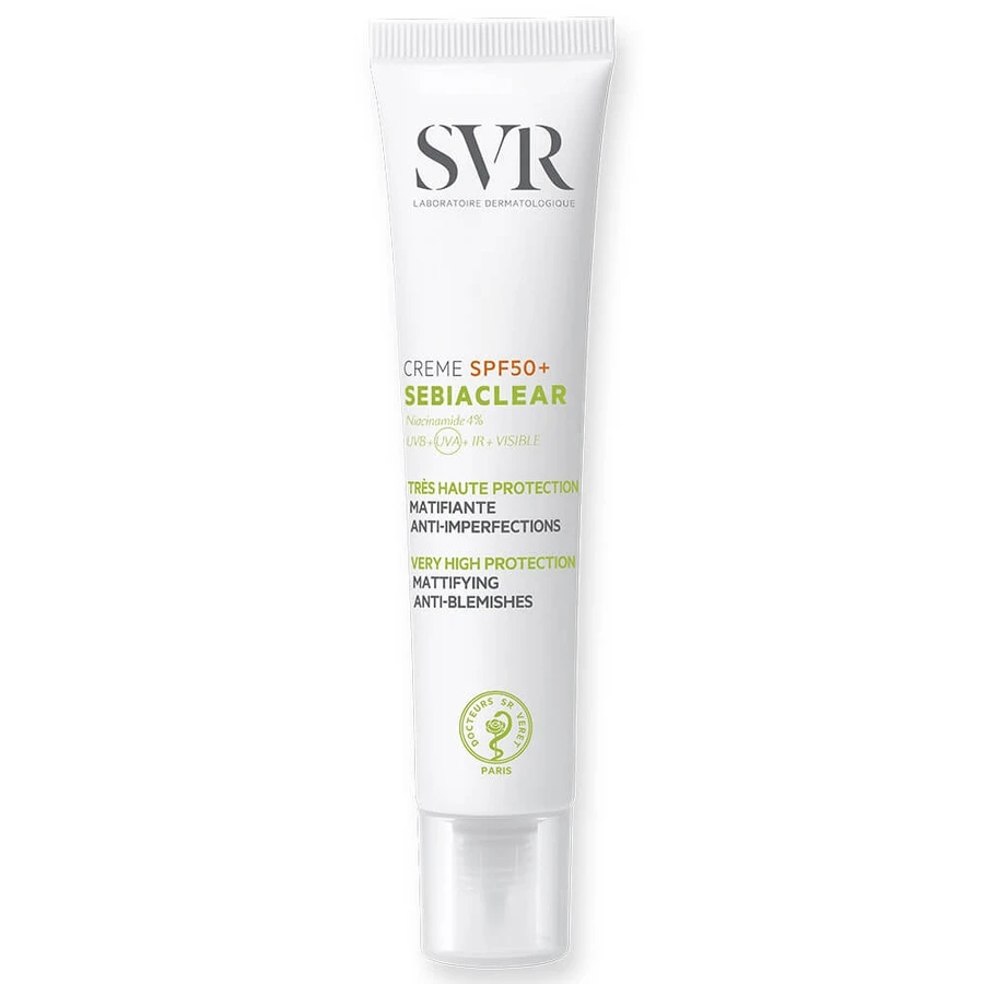 SVR, Sebiaclear Cream Spf50 wysoka ochrona przeciwsłoneczna 40ml: ceny i cechy