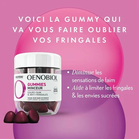 Oenobiol Abnehmen Hunger und Schmerz 60 Gummis