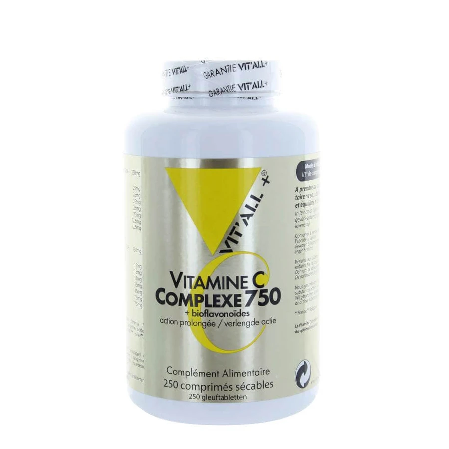 Vit'All+ Vitamin C Complex 750 + bioflavonoids 250 Tablets 250 Comprimés