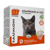 Biofood Cat Skin and Coat Repellent Salmon Flavor 100 Garlic Tablets