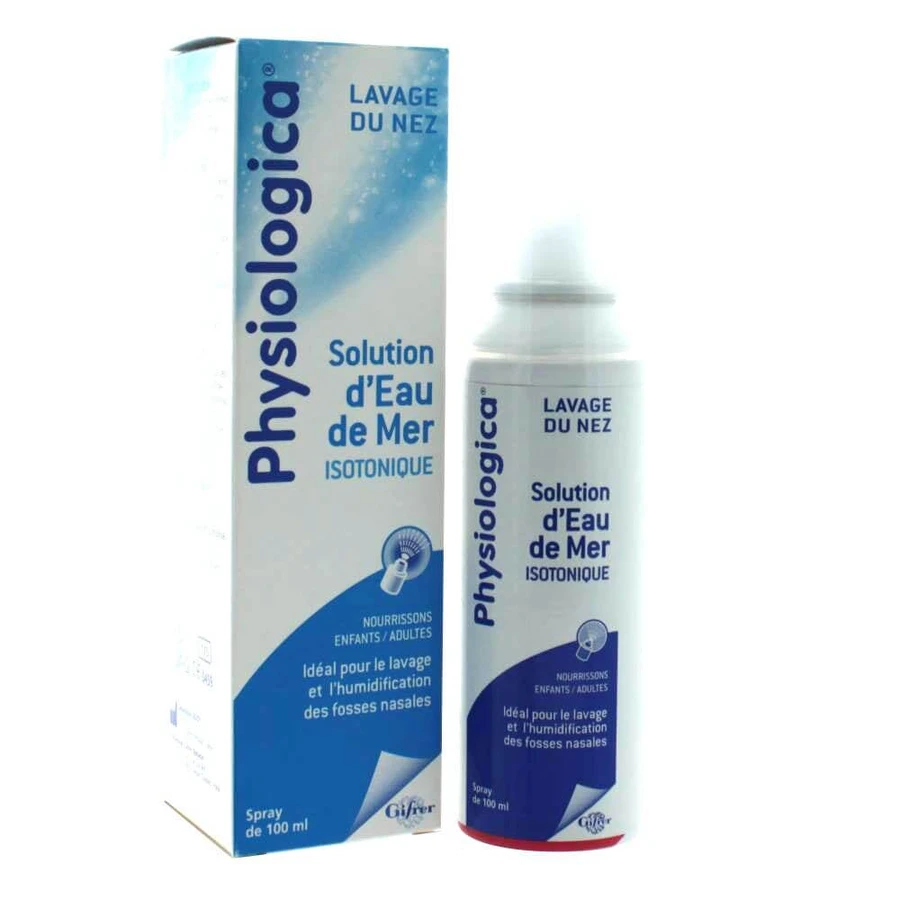 Gifrer Physiologica Neusspoeling Isotoon Water Spray Oplossing 100ml