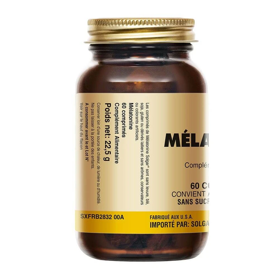 Solgar Melatonin 1mg Sommeil 60 Comprimés