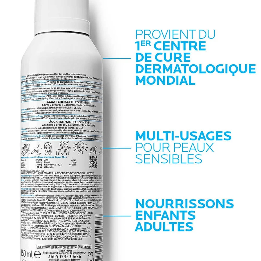 La Roche-Posay Eau Thermale Beruhigendes Thermalwasser Empfindliche Haut und Rötungen Peaux Sensibles 150ml