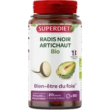Superdiet Radis Noir Artichaut Bio Bien être du foie 80 comprimés