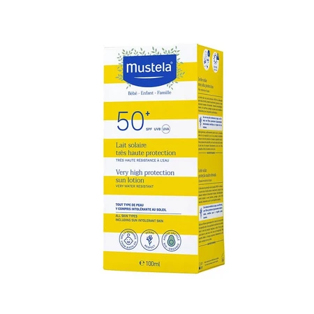 Mustela Sun milk SPF50+ very high protection 100ml