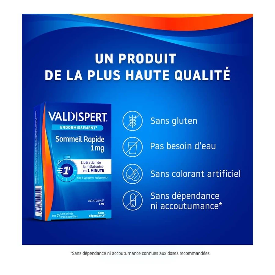Valdispert Melatonin 1mg Schneller Schlaf 50 Tabletten