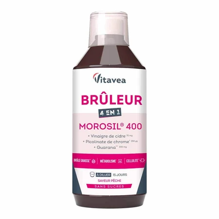Vitavea Santé Morosil 4 en 1 Quemagrasas Celulitis Metabolismo Sabor Melocotón 500ml